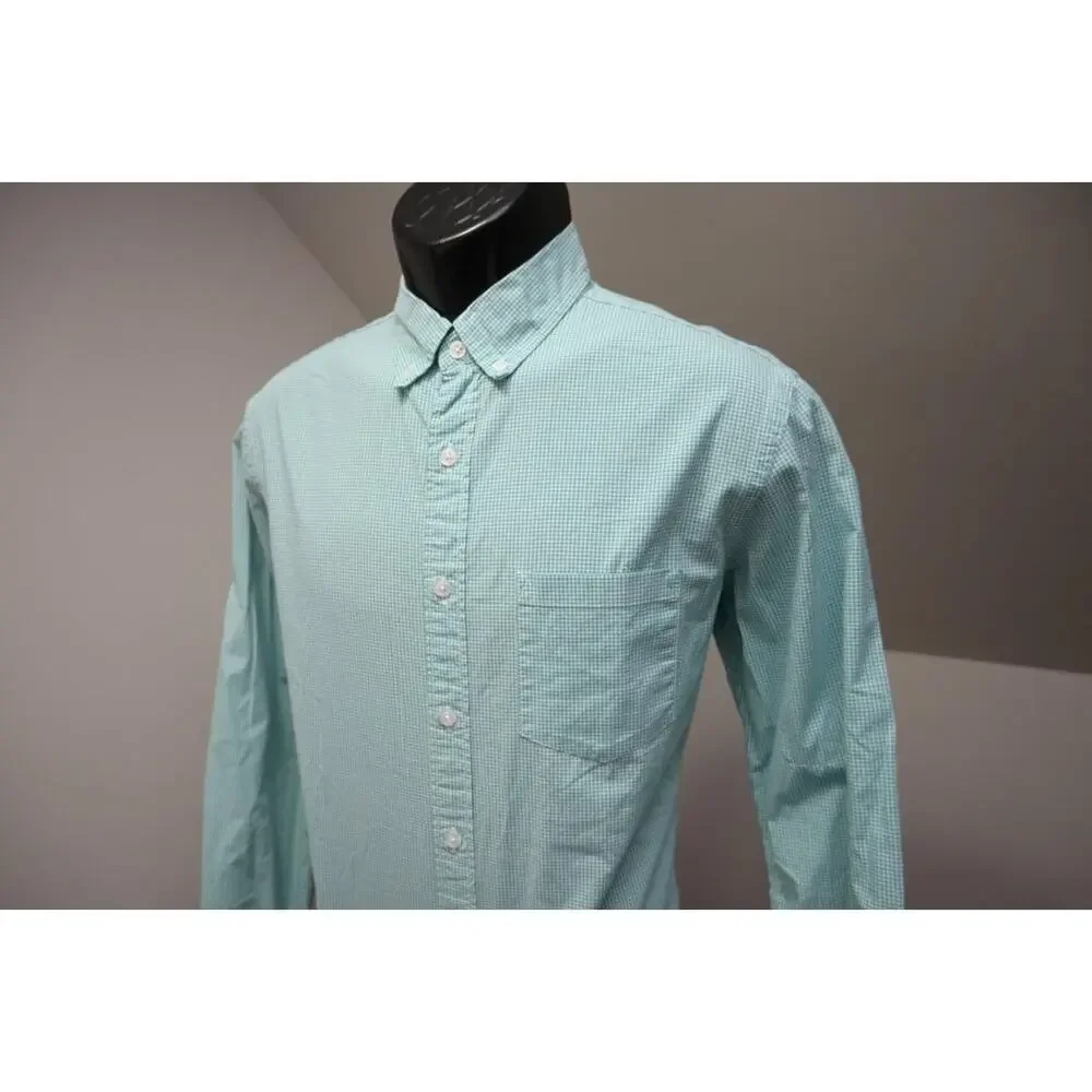 J Crew Slim Fit Flex Button‎ Up Dress Shirt Plaid Long Sleeve Mens Sz Medium